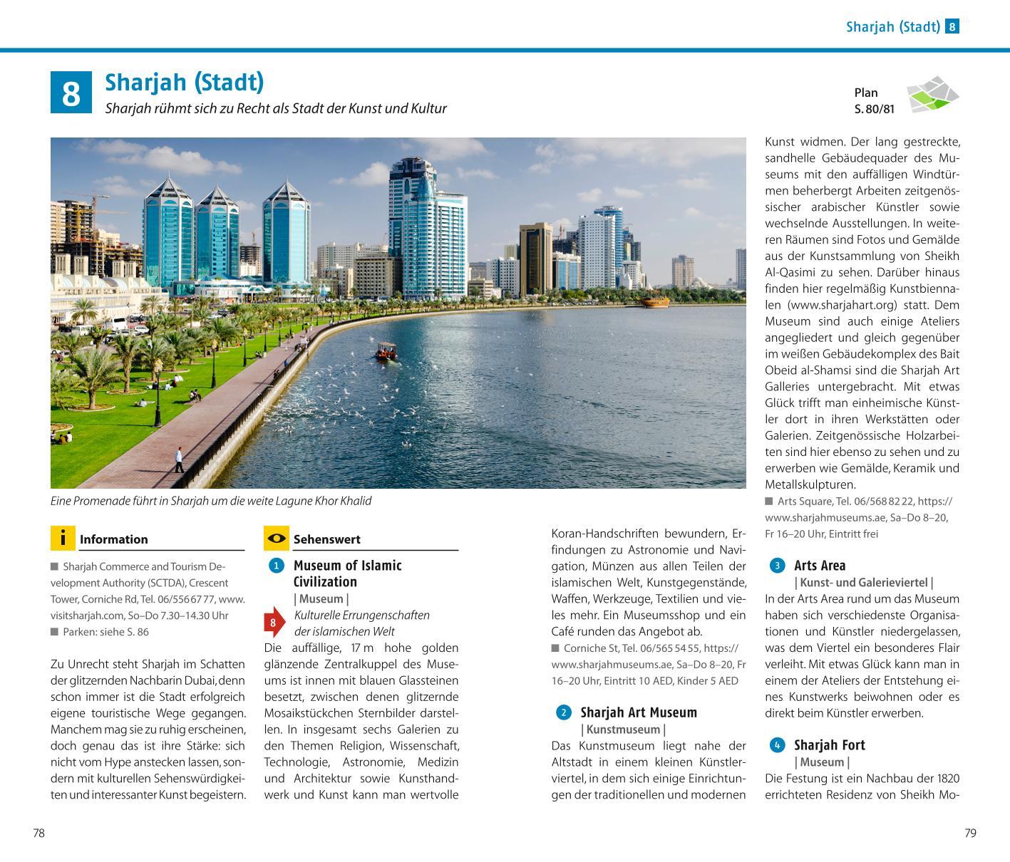 Beispielinhalt (Bild) ADAC Reiseführer Dubai und Vereinigte Arabische Emirate