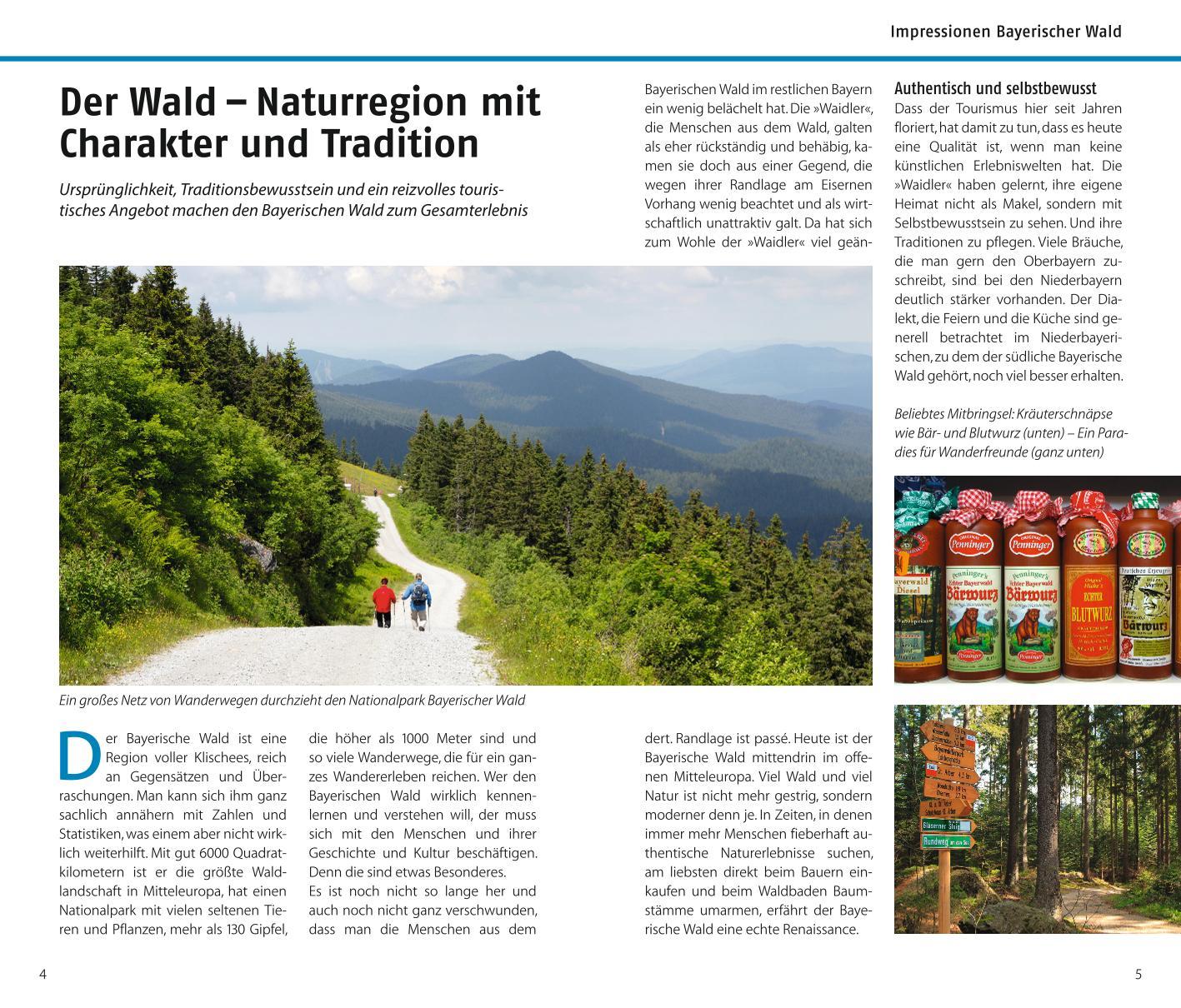 Beispielinhalt (Bild) ADAC Reiseführer Bayerischer Wald
