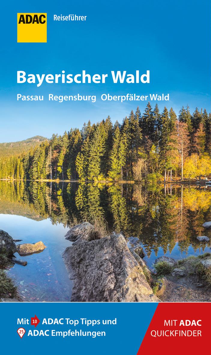 Vorderes Coverbild ADAC Reiseführer Bayerischer Wald