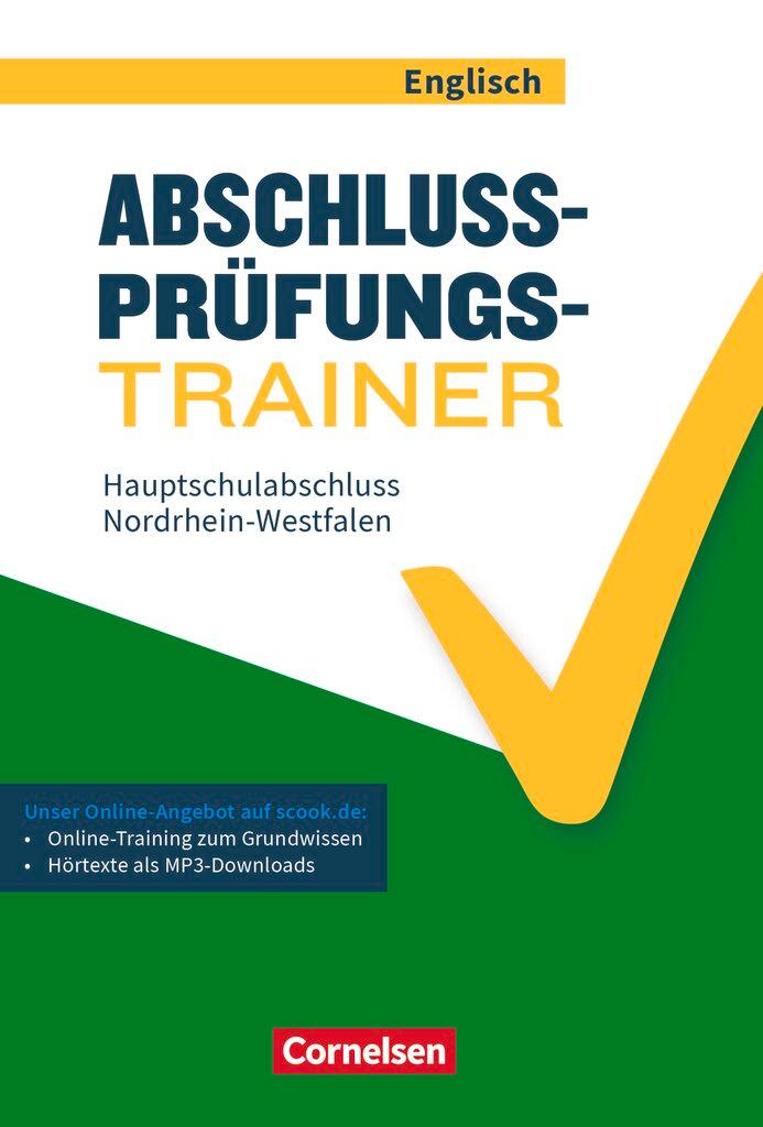 Vorderes Coverbild Abschlussprüfungstrainer Englisch - Nordrhein-Westfalen. 10. Schuljahr - Hauptschulabschluss