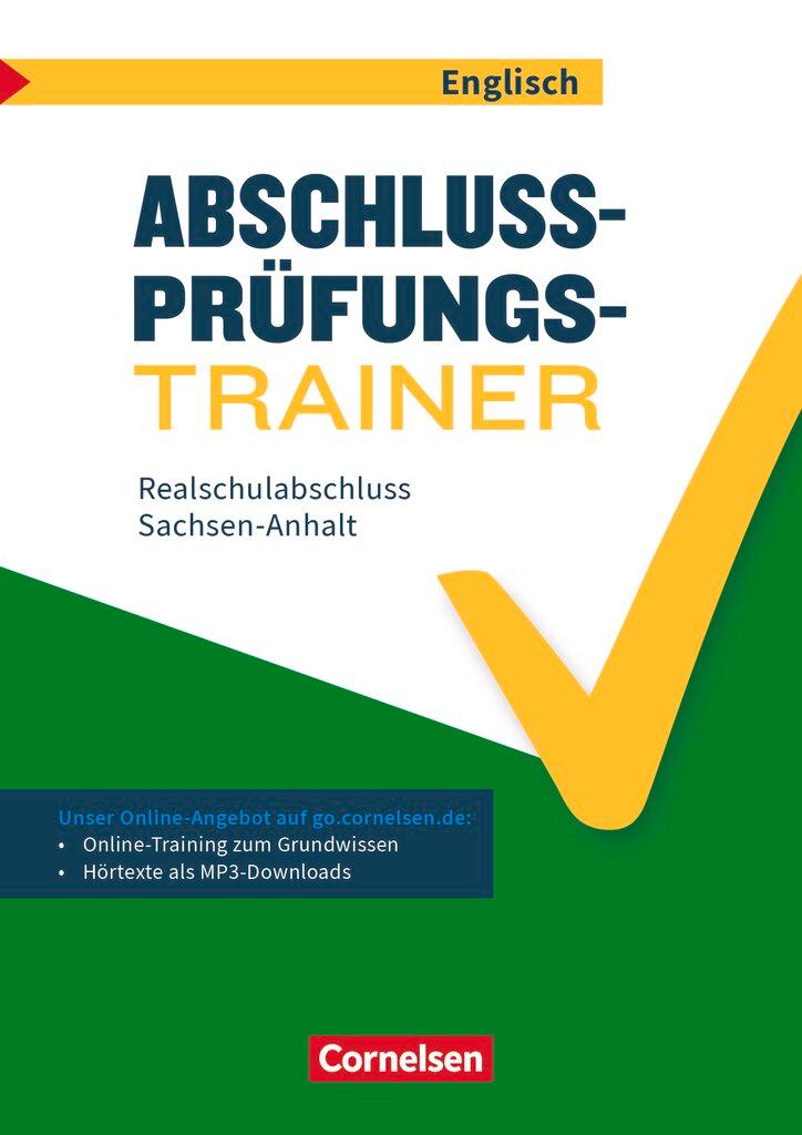 Vorderes Coverbild Abschlussprüfungstrainer Englisch - Sachsen-Anhalt. 10. Schuljahr - Realschulabschluss