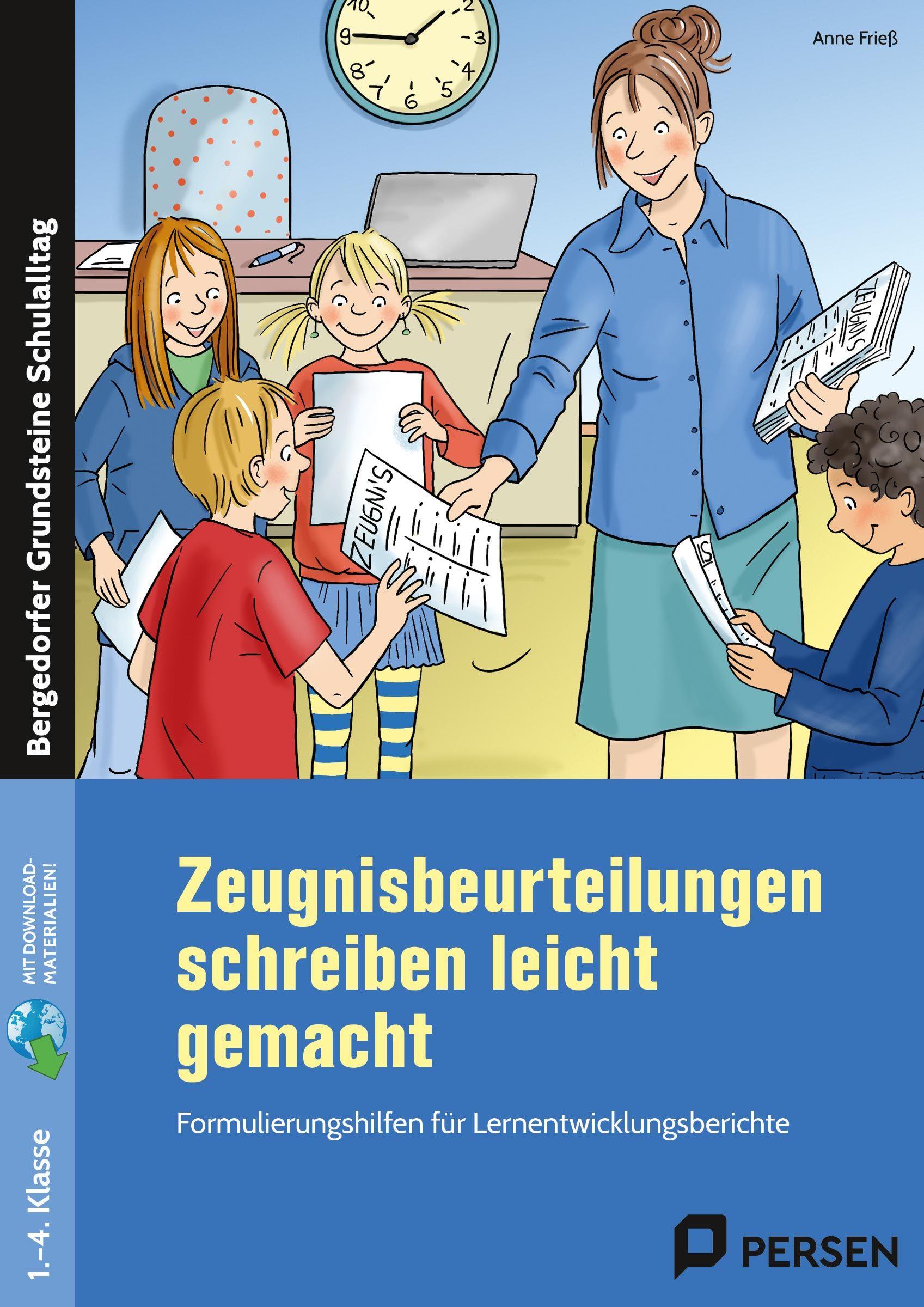 Vorderes Coverbild Zeugnisbeurteilungen schreiben leicht gemacht