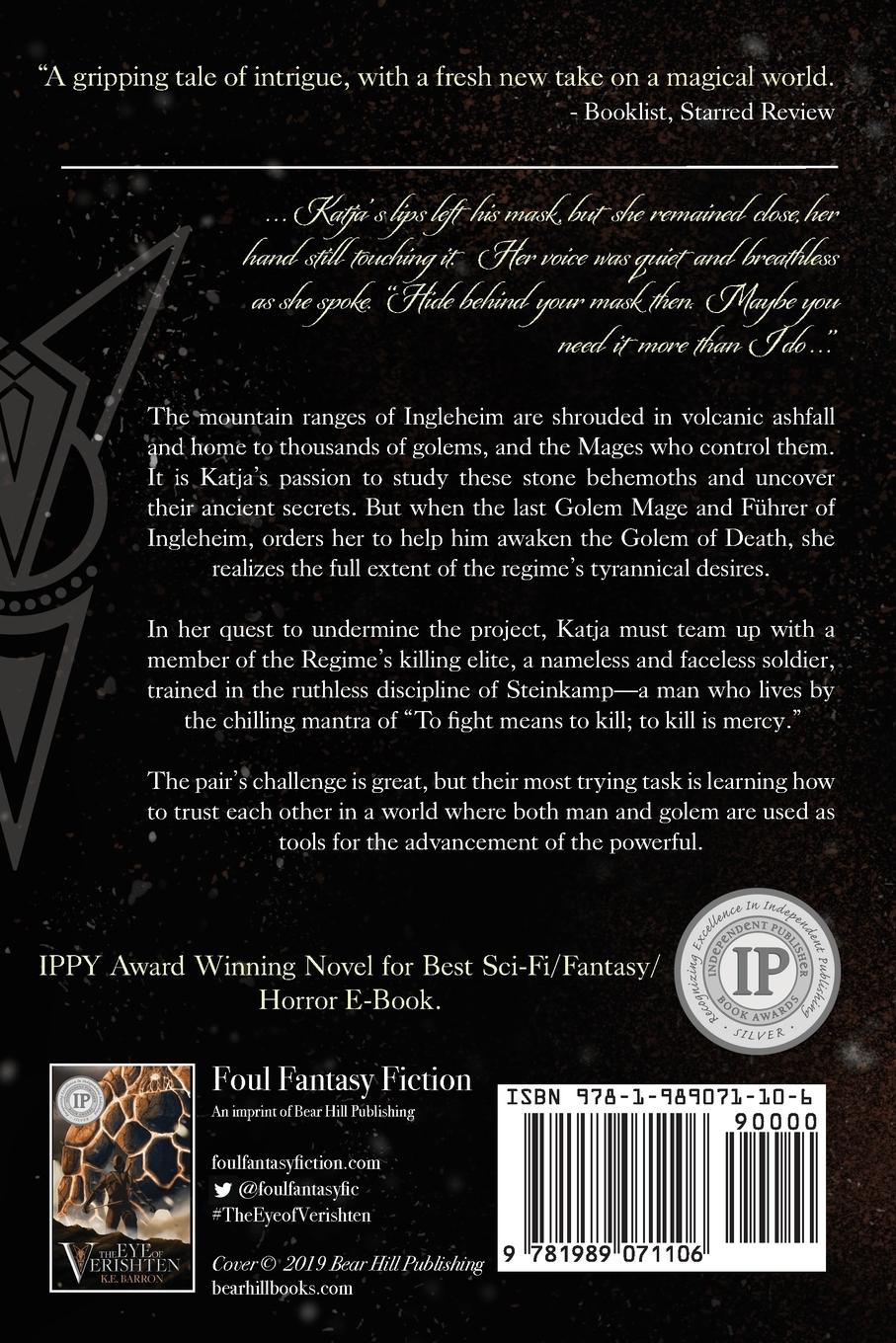 Rückseitencover The Eye of Verishten