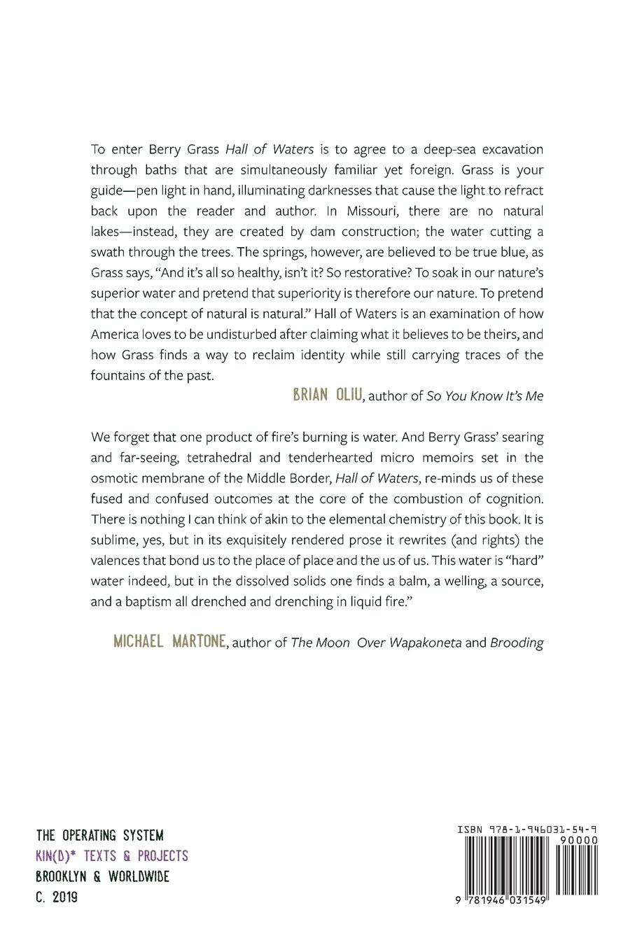 Rückseitencover Hall of Waters