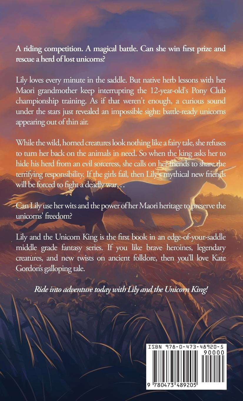 Rückseitencover Lily and the Unicorn King