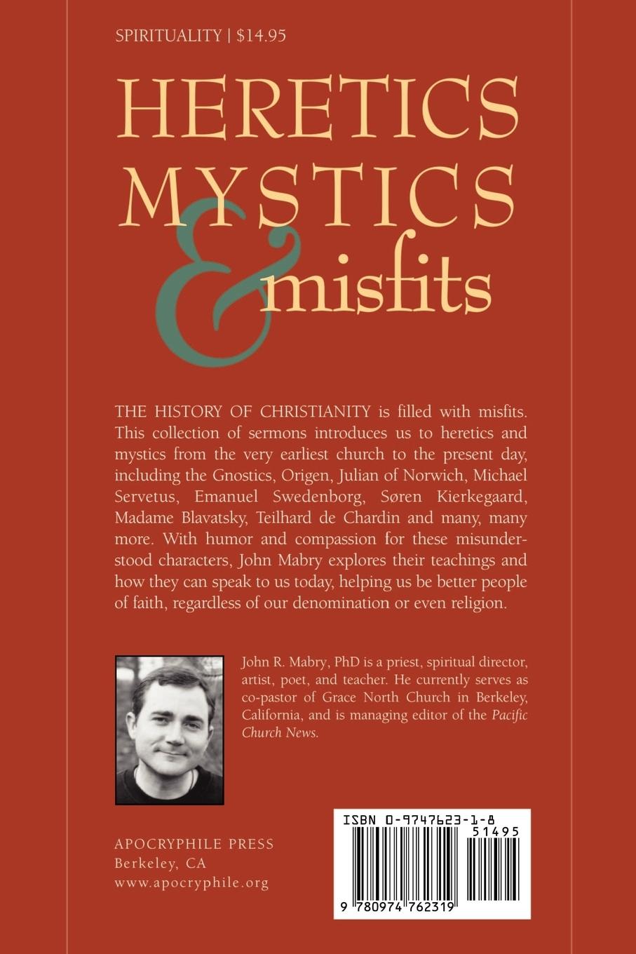 Rückseitencover Heretics, Mystics & Misfits