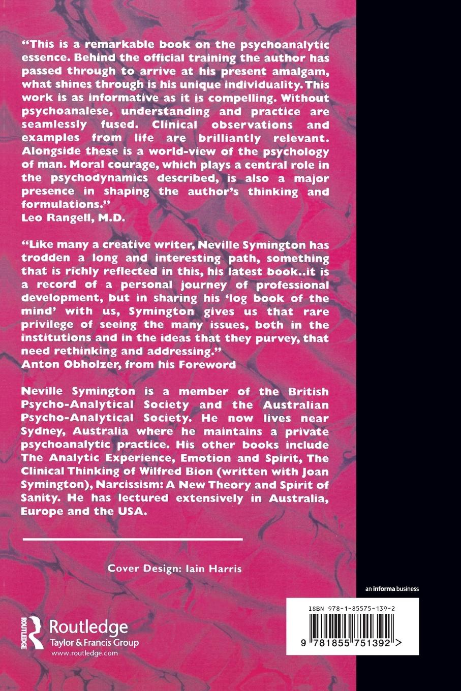 Rückseitencover The Making of a Psychotherapist