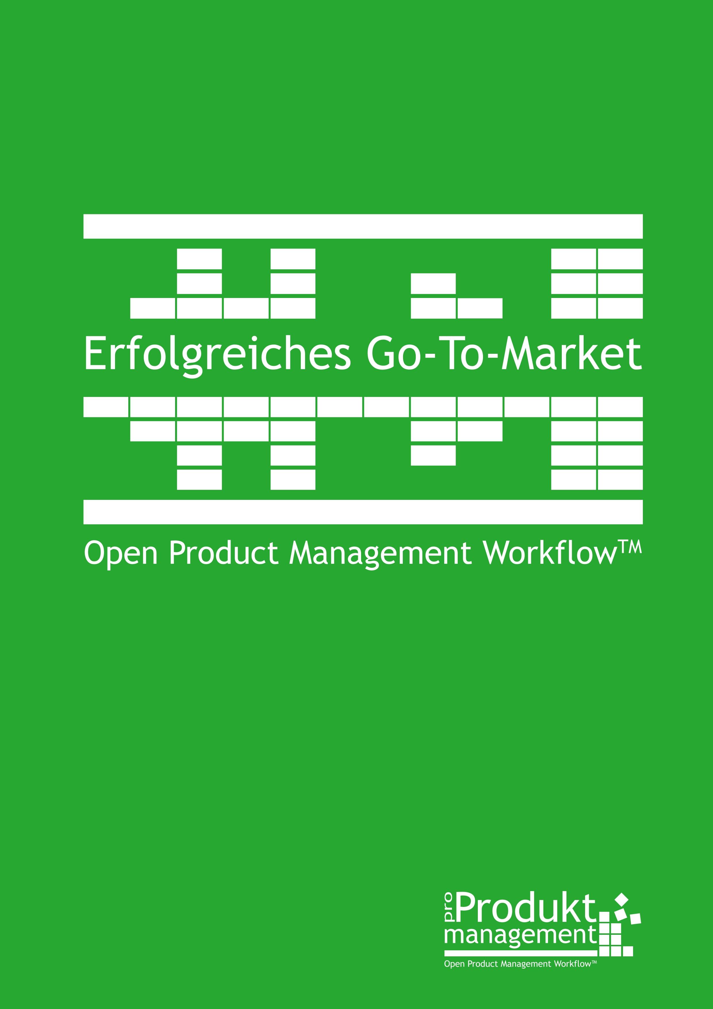 Vorderes Coverbild Erfolgreiches Go-to-Market nach Open Product Management Workflow