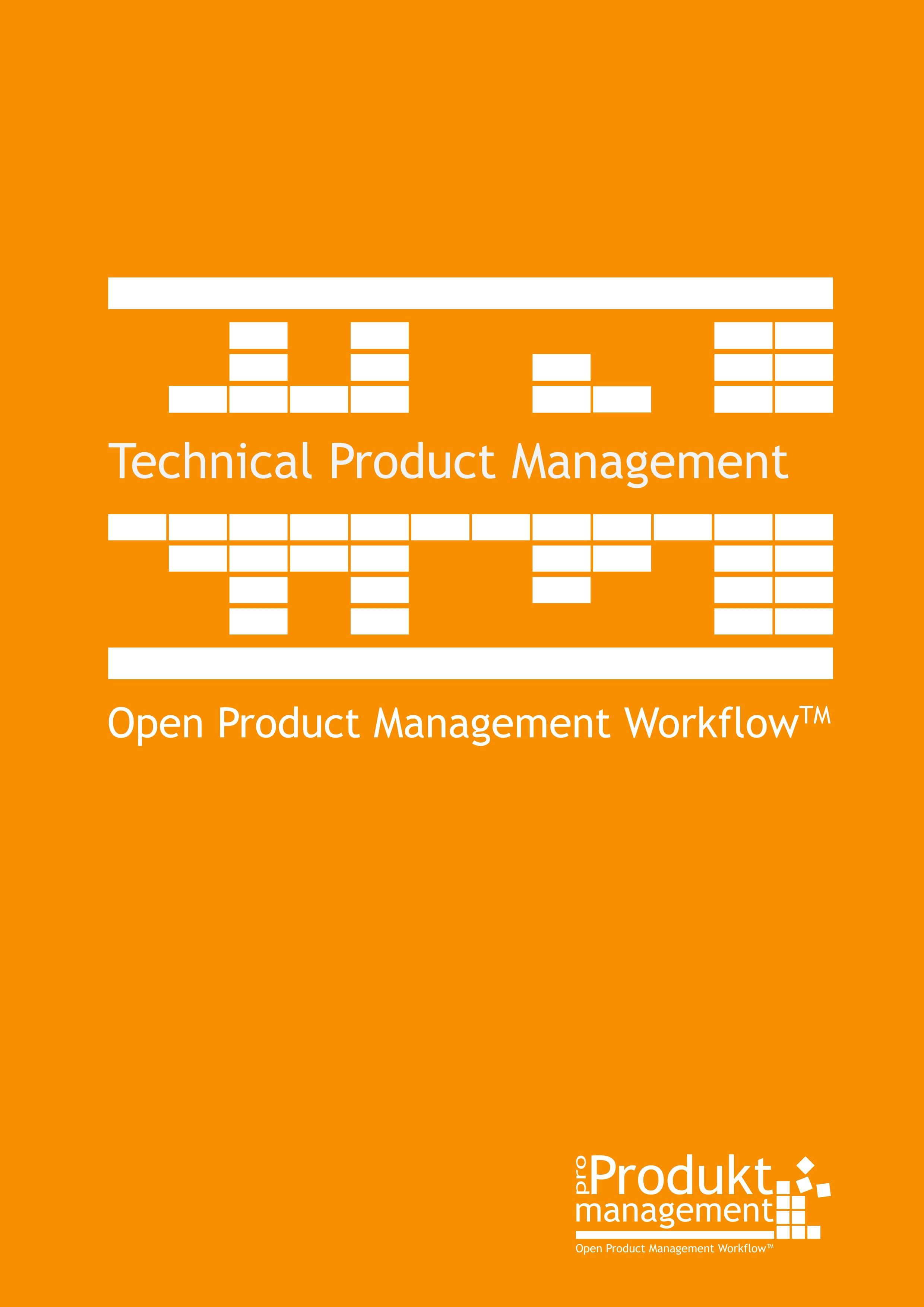Vorderes Coverbild Technical Product Management according to Open Product Management Workflow