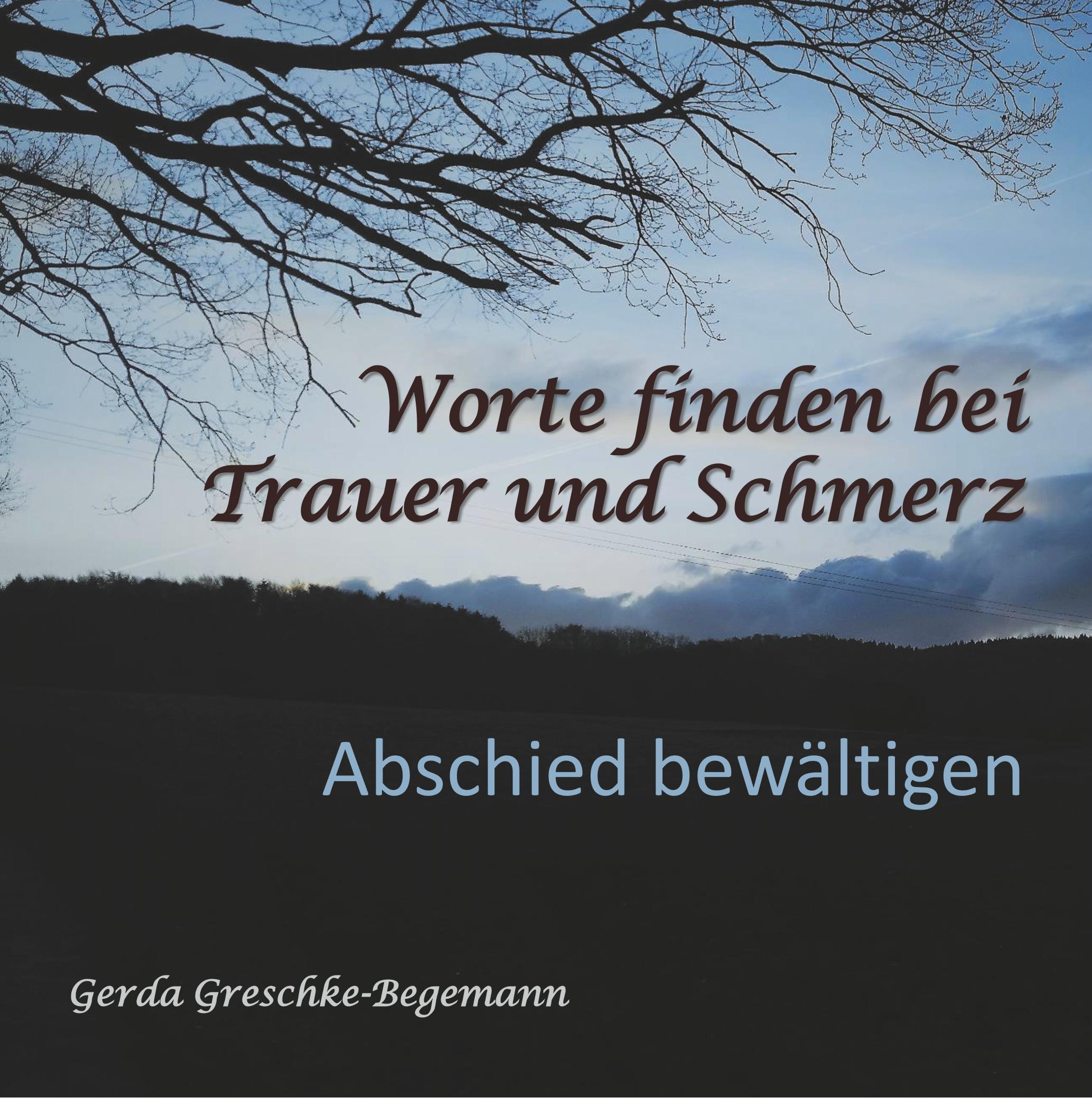 Vorderes Coverbild Worte finden bei Trauer und Schmerz