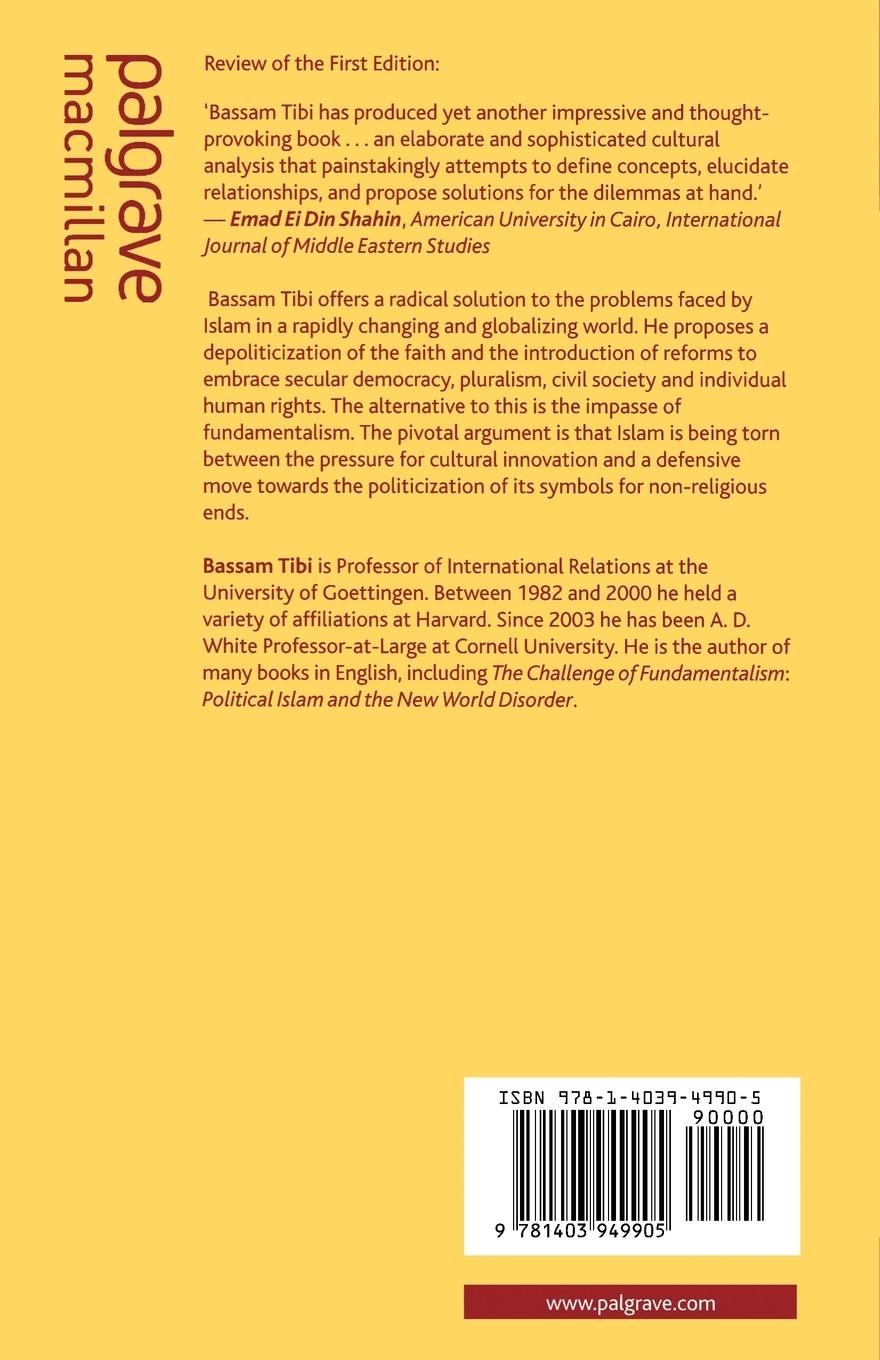 Rückseitencover Islam Between Culture and Politics