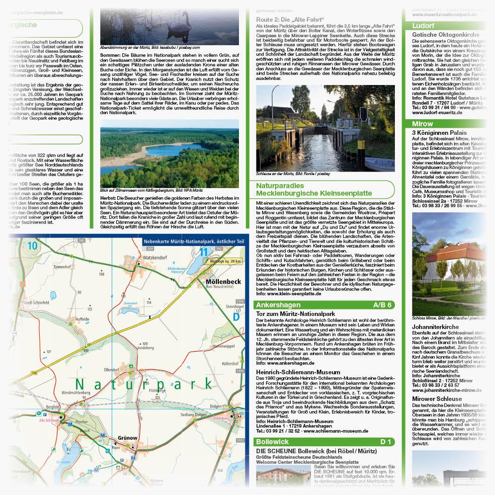 Beispielinhalt (Bild) Müritz-Nationalpark, Waren - Röbel - Mirow - Neustrelitz 1 : 50 000