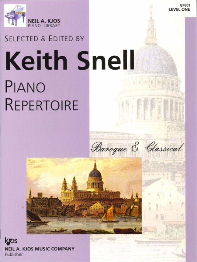 Vorderes Coverbild Piano Repertoire: Baroque & Classical 1