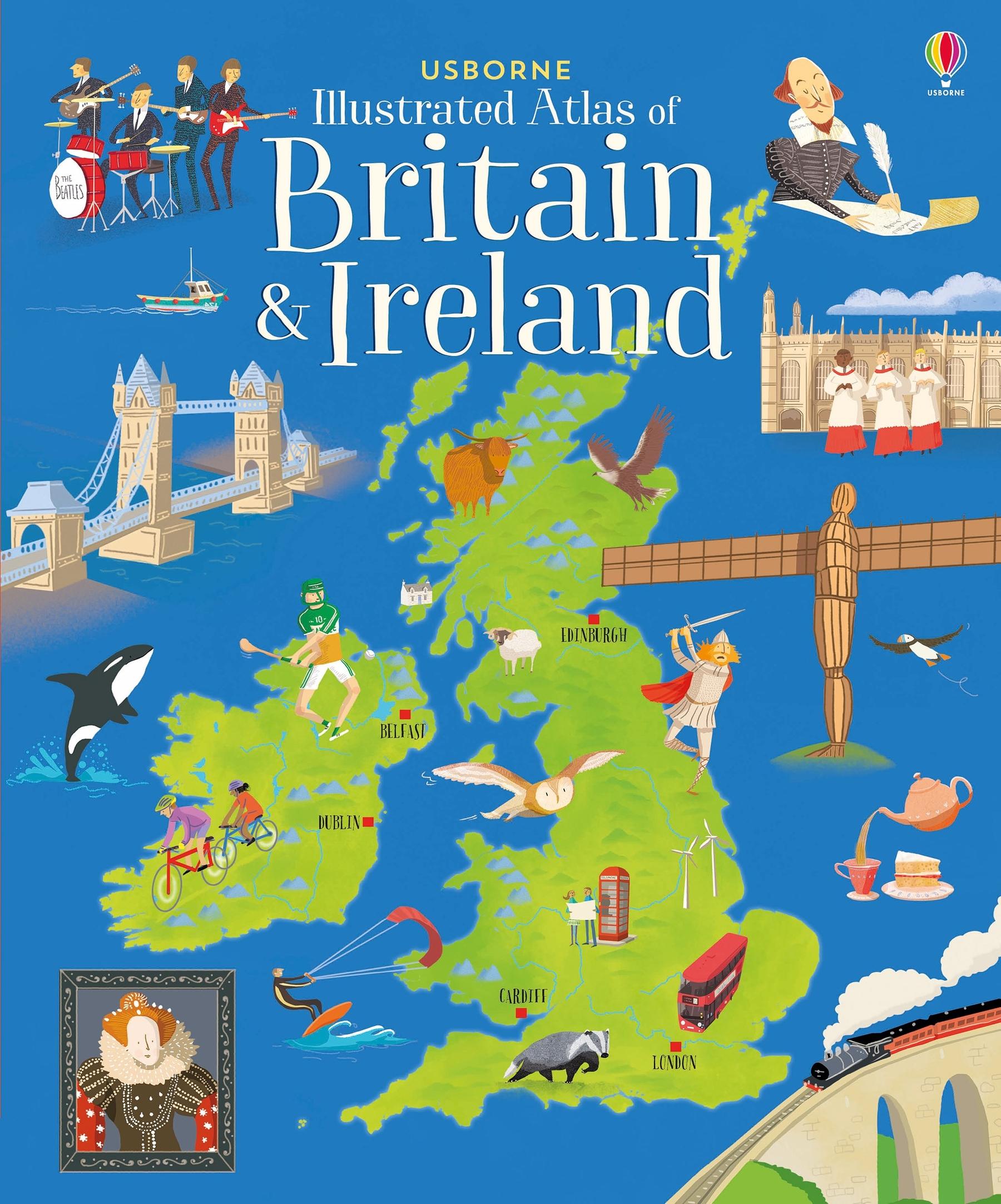 Vorderes Coverbild Usborne Illustrated Atlas of Britain and Ireland