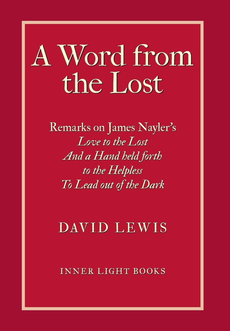 Vorderes Coverbild A Word from the Lost