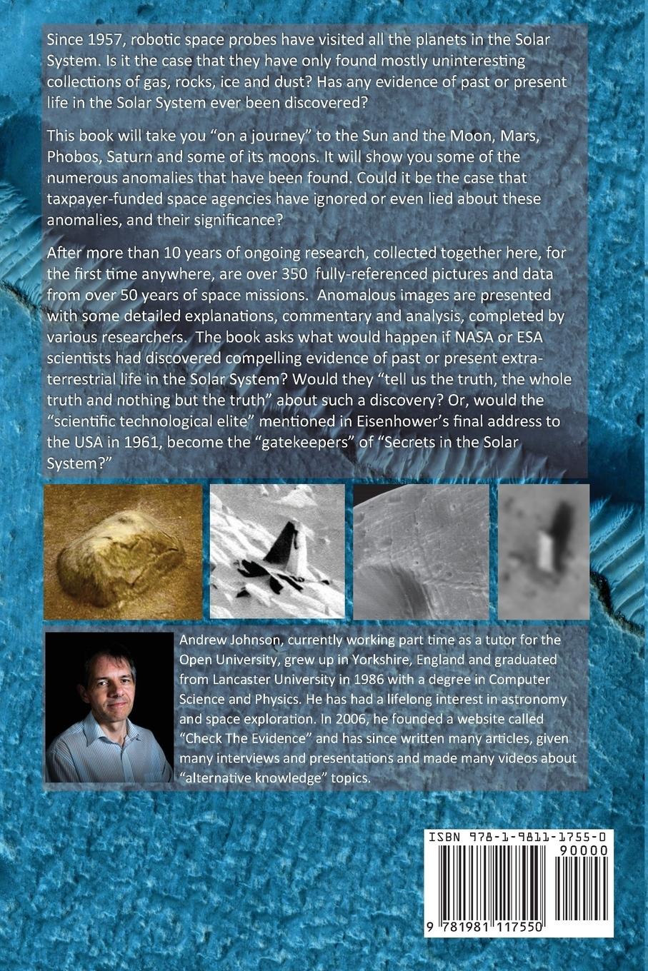 Rückseitencover Secrets in the Solar System