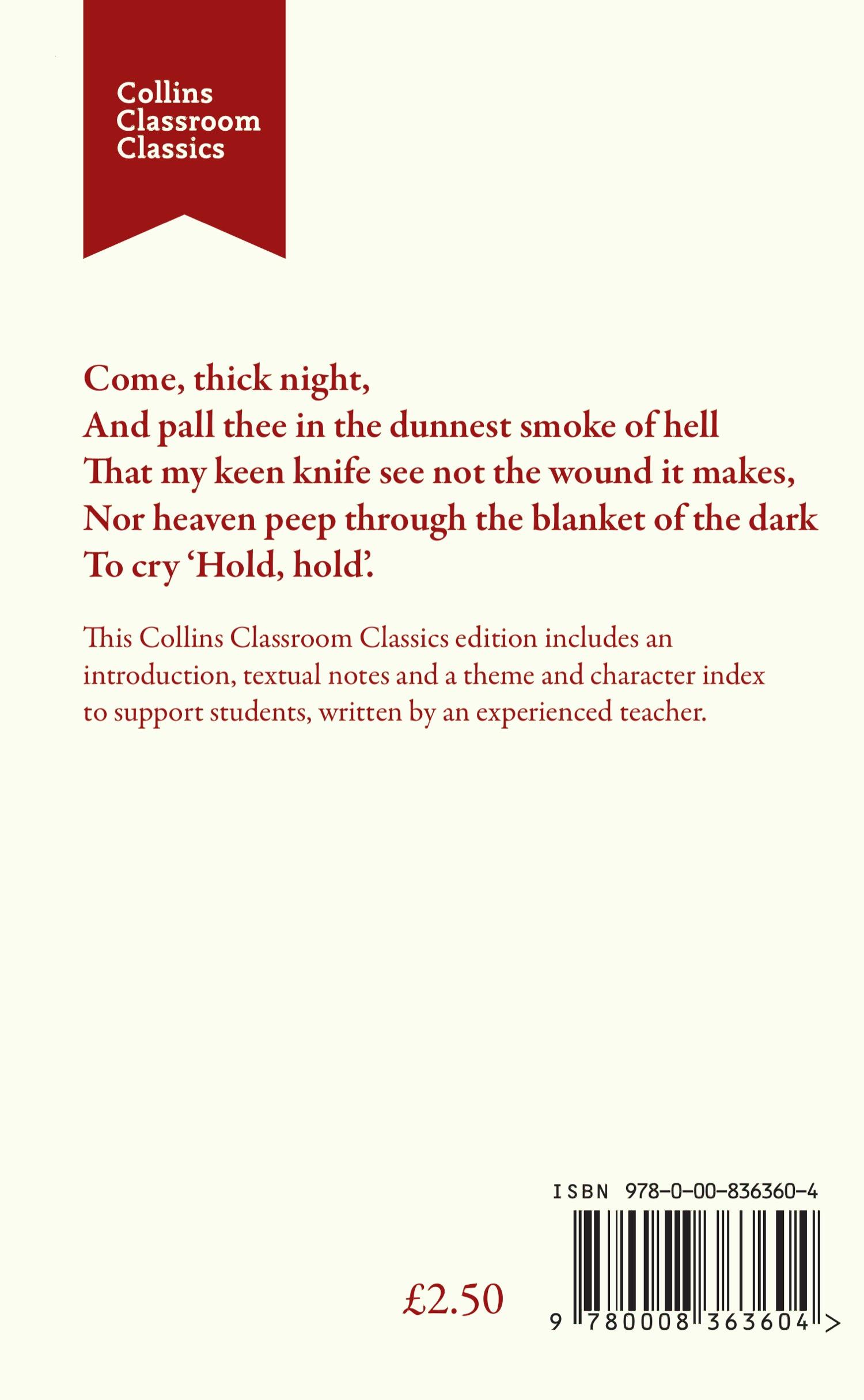 Rückseitencover Macbeth