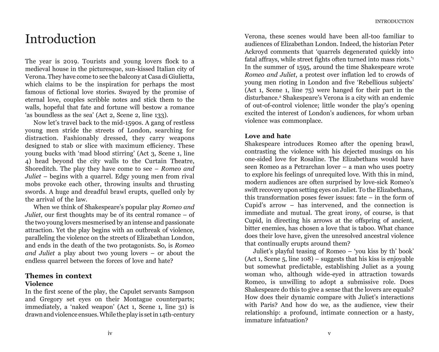 Beispielinhalt (Bild) Romeo and Juliet