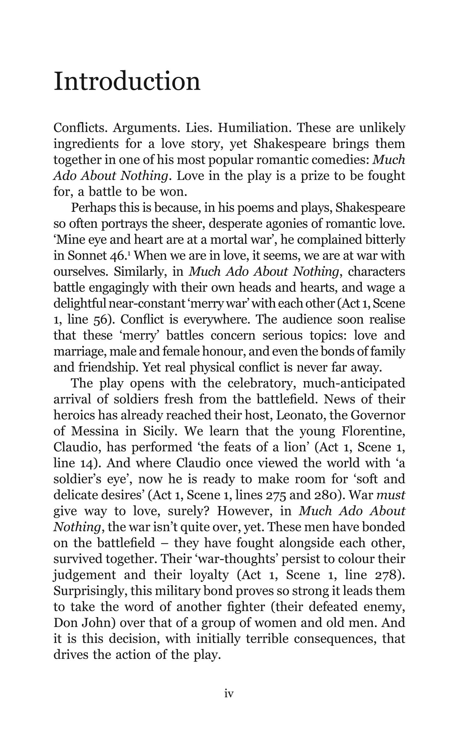 Beispielinhalt (Bild) Much Ado About Nothing