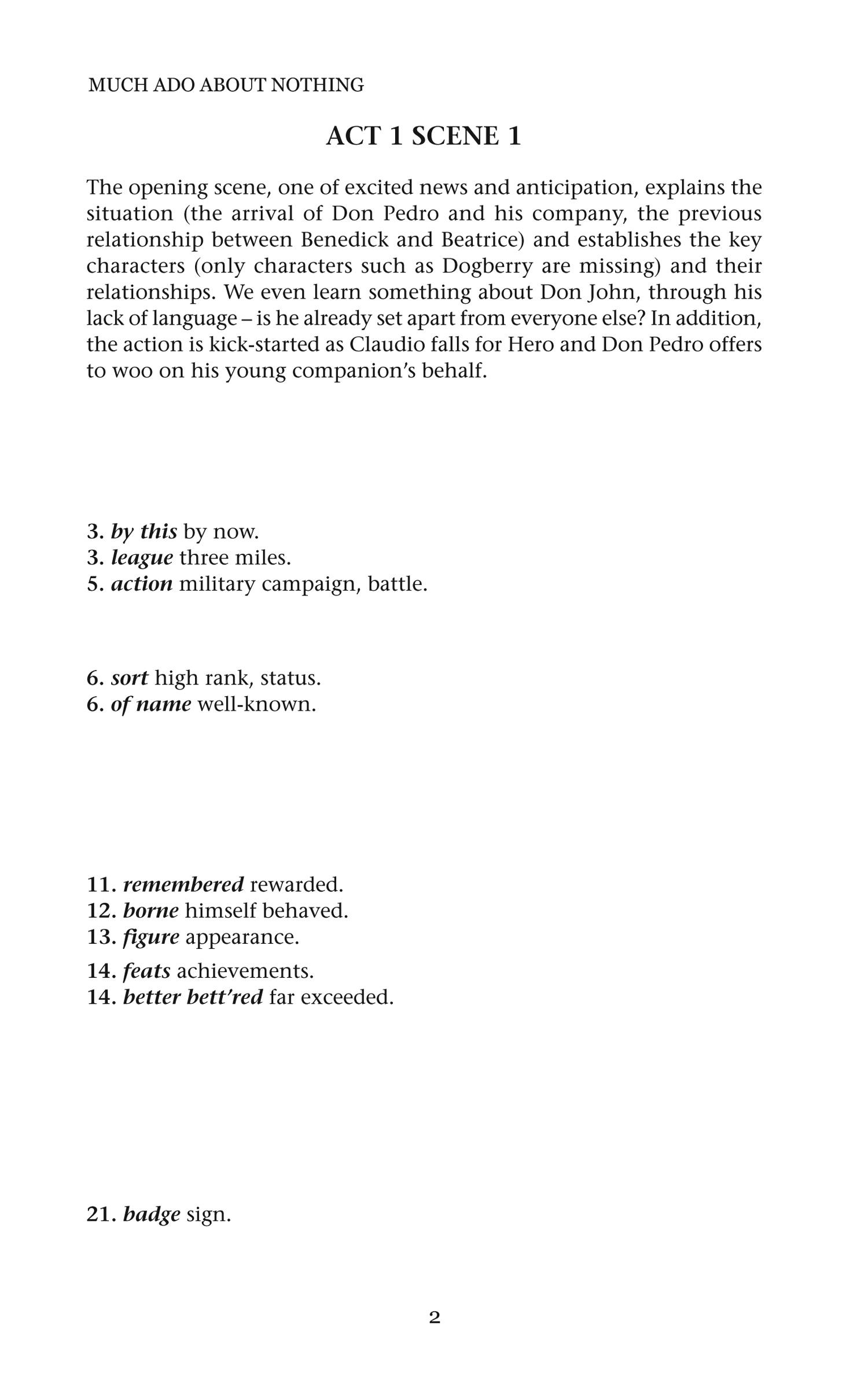 Beispielinhalt (Bild) Much Ado About Nothing