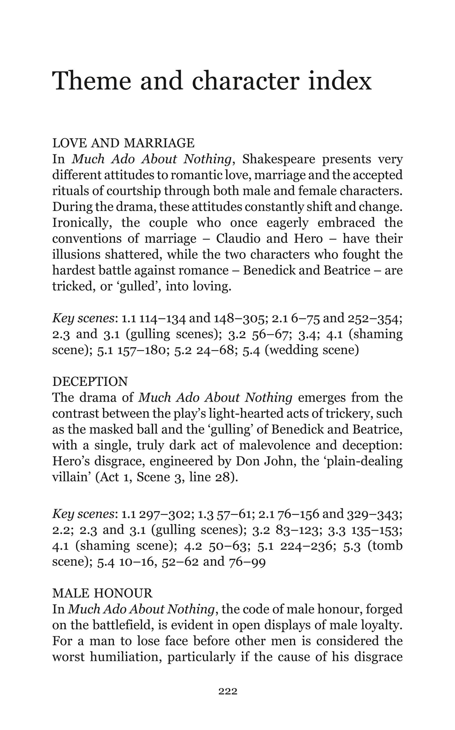 Beispielinhalt (Bild) Much Ado About Nothing