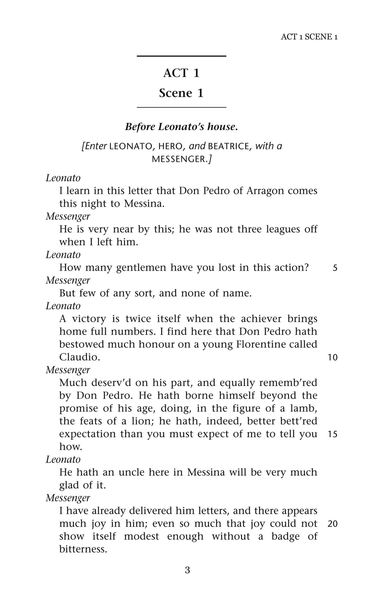 Beispielinhalt (Bild) Much Ado About Nothing