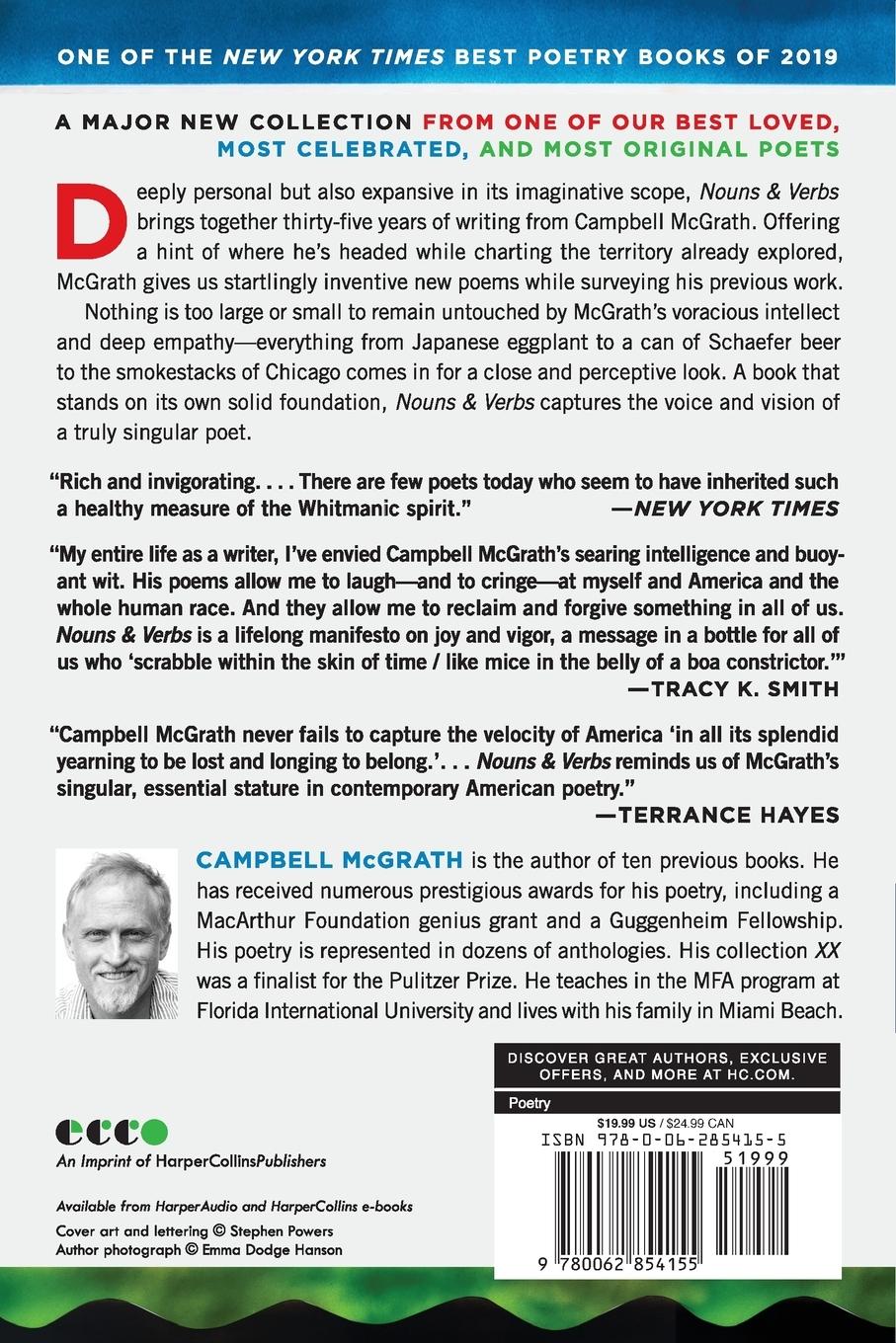 Rückseitencover Nouns & Verbs