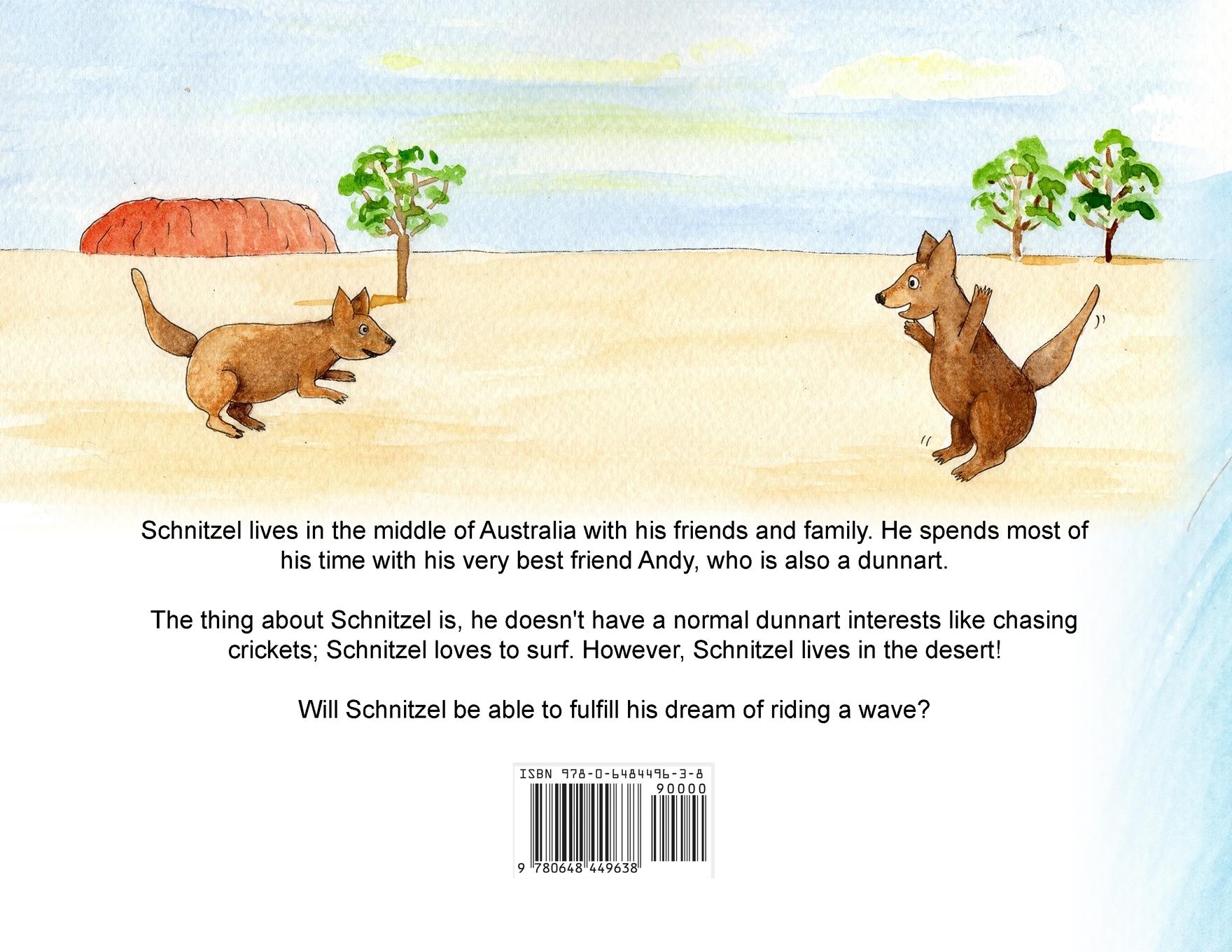 Rückseitencover Schnitzel the Fat Tailed Dunnart Goes Surfing