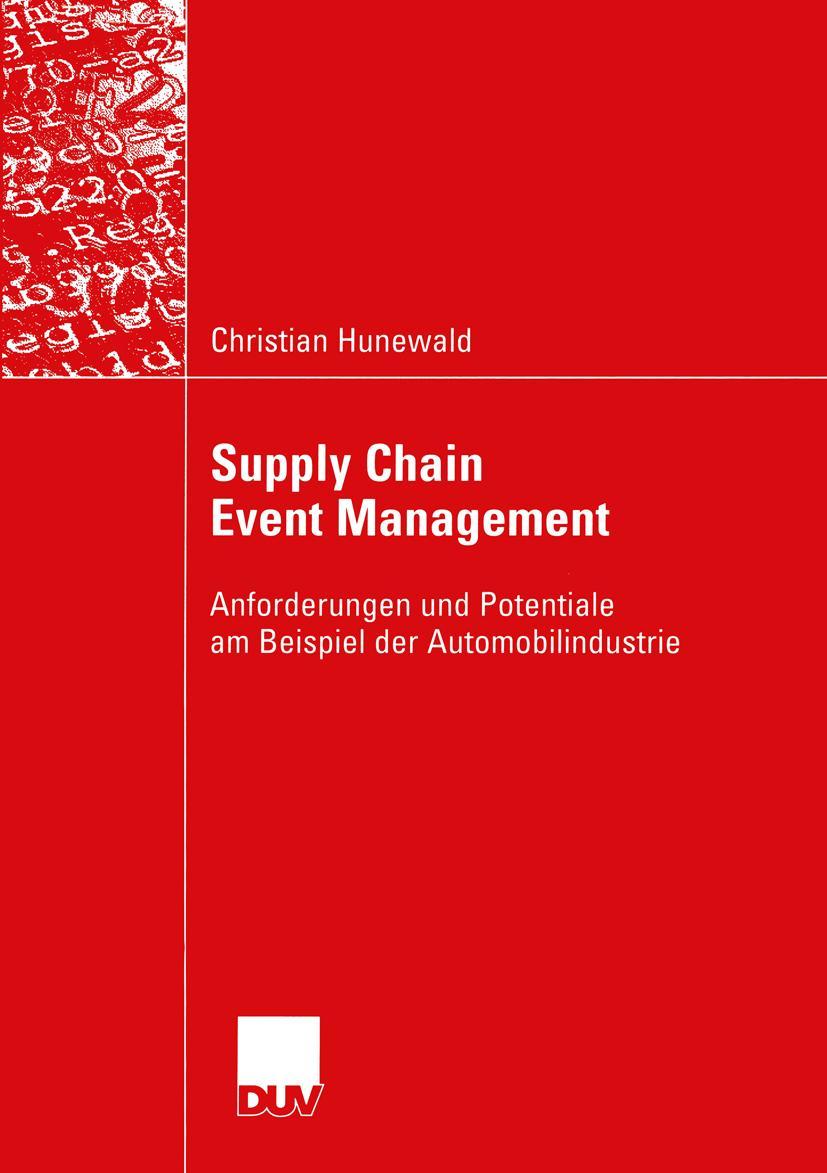 Vorderes Coverbild Supply Chain Event Management