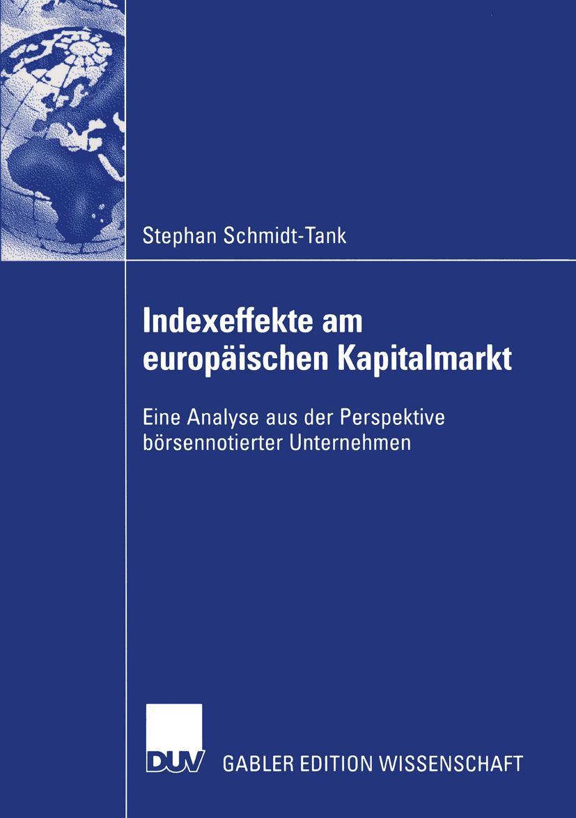 Vorderes Coverbild Indexeffekte am europäischen Kapitalmarkt