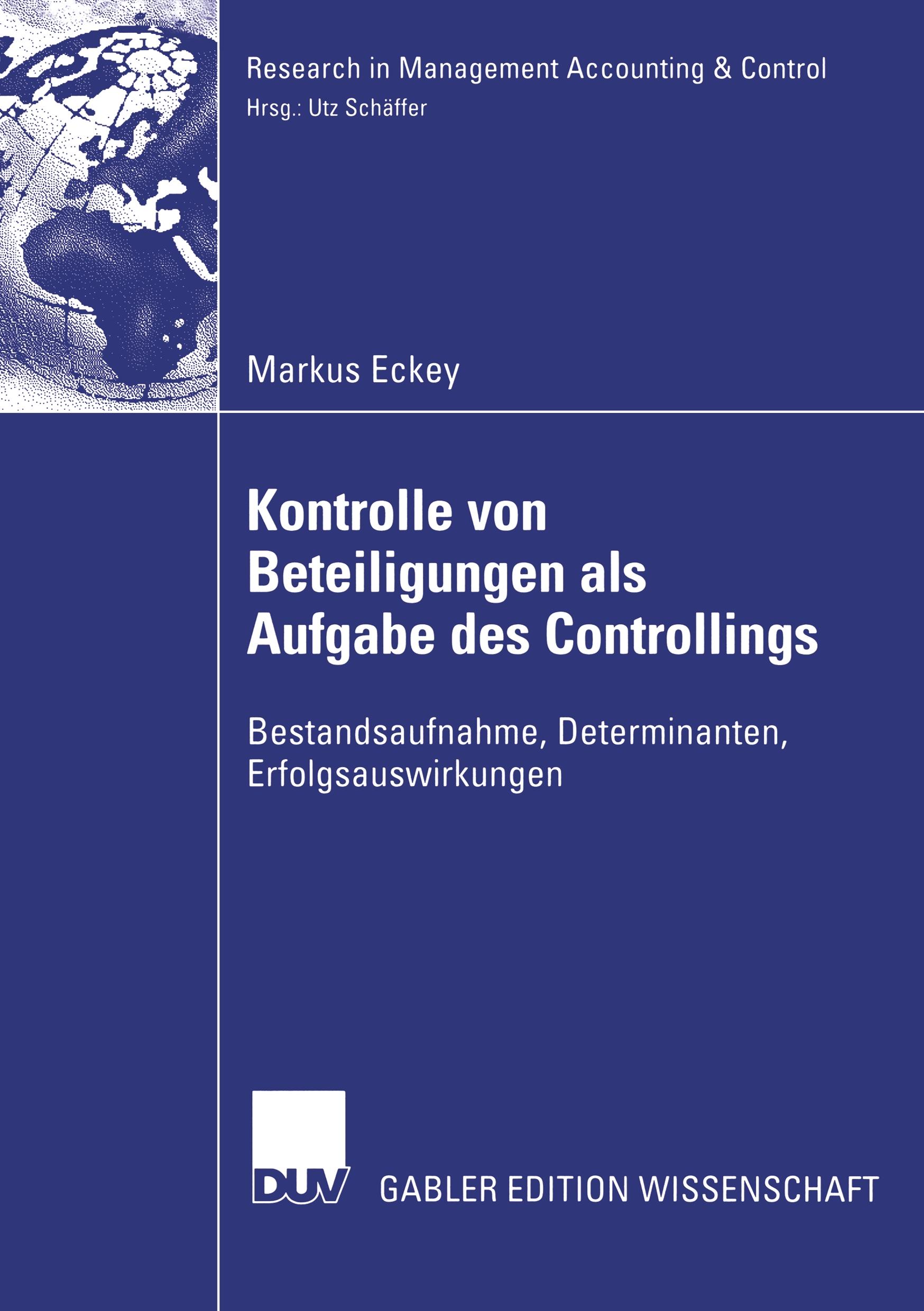 Vorderes Coverbild Kontrolle von Beteiligungen als Aufgabe des Controllings