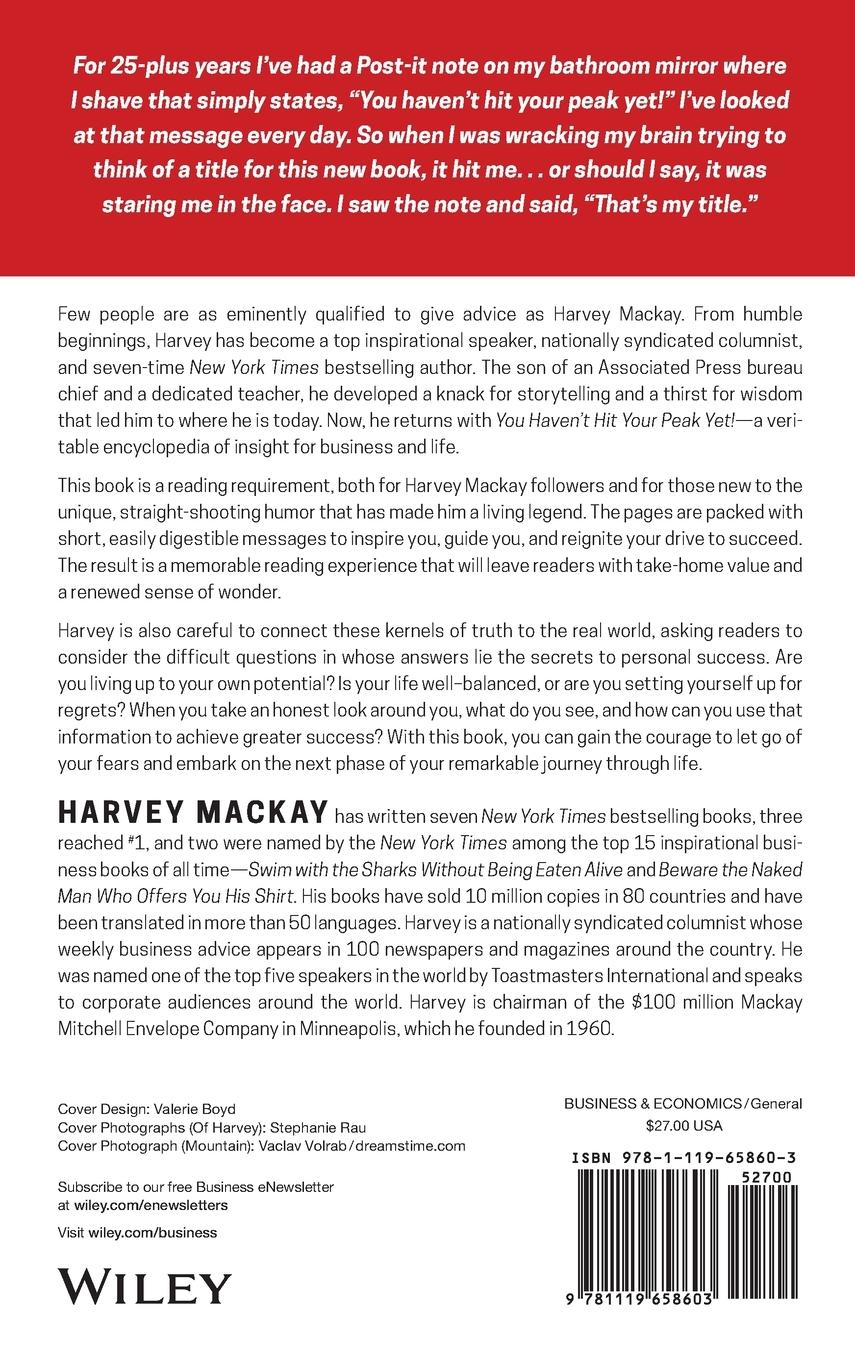 Rückseitencover You Haven't Hit Your Peak Yet!