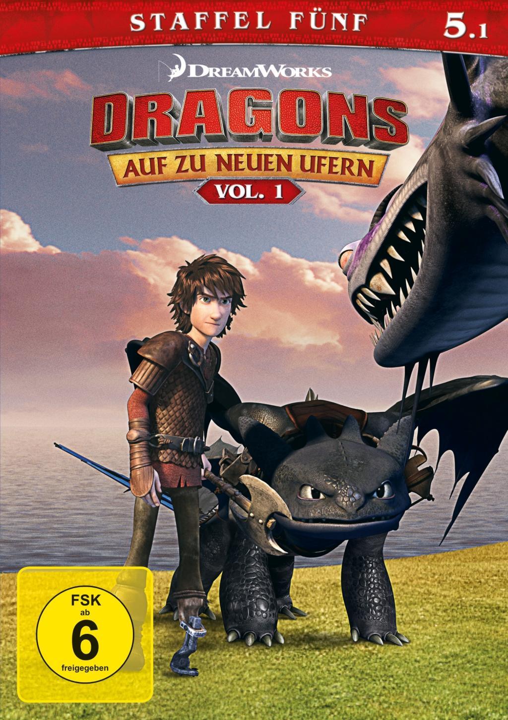 Vorderes Coverbild Dragons - Auf zu neuen Ufern
