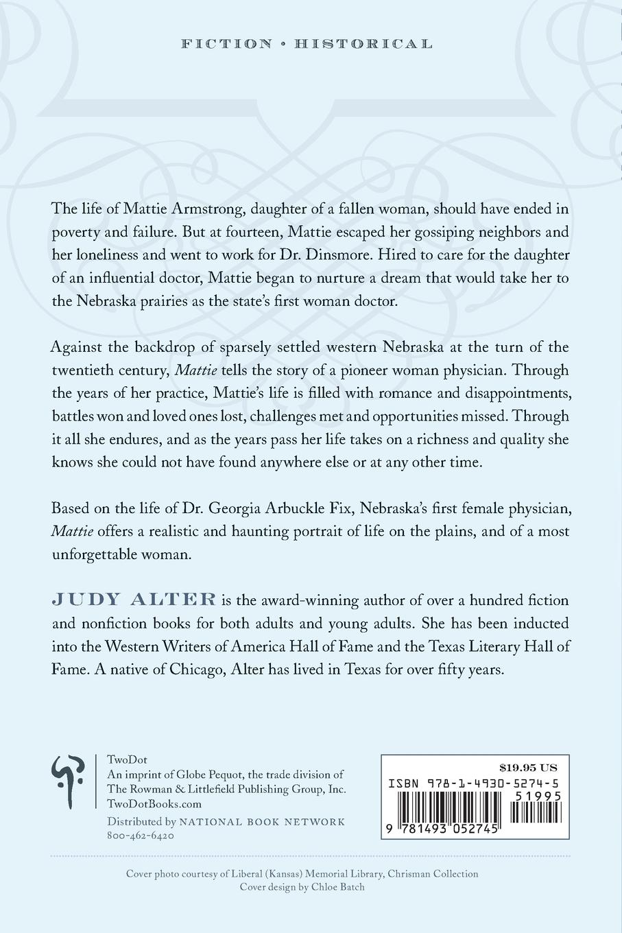 Rückseitencover Mattie