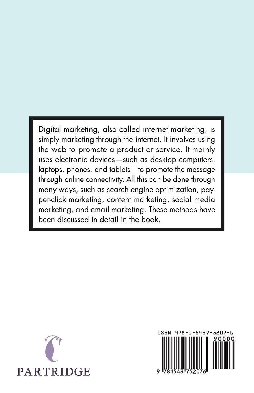 Rückseitencover Mastering Digital Marketing for Starters