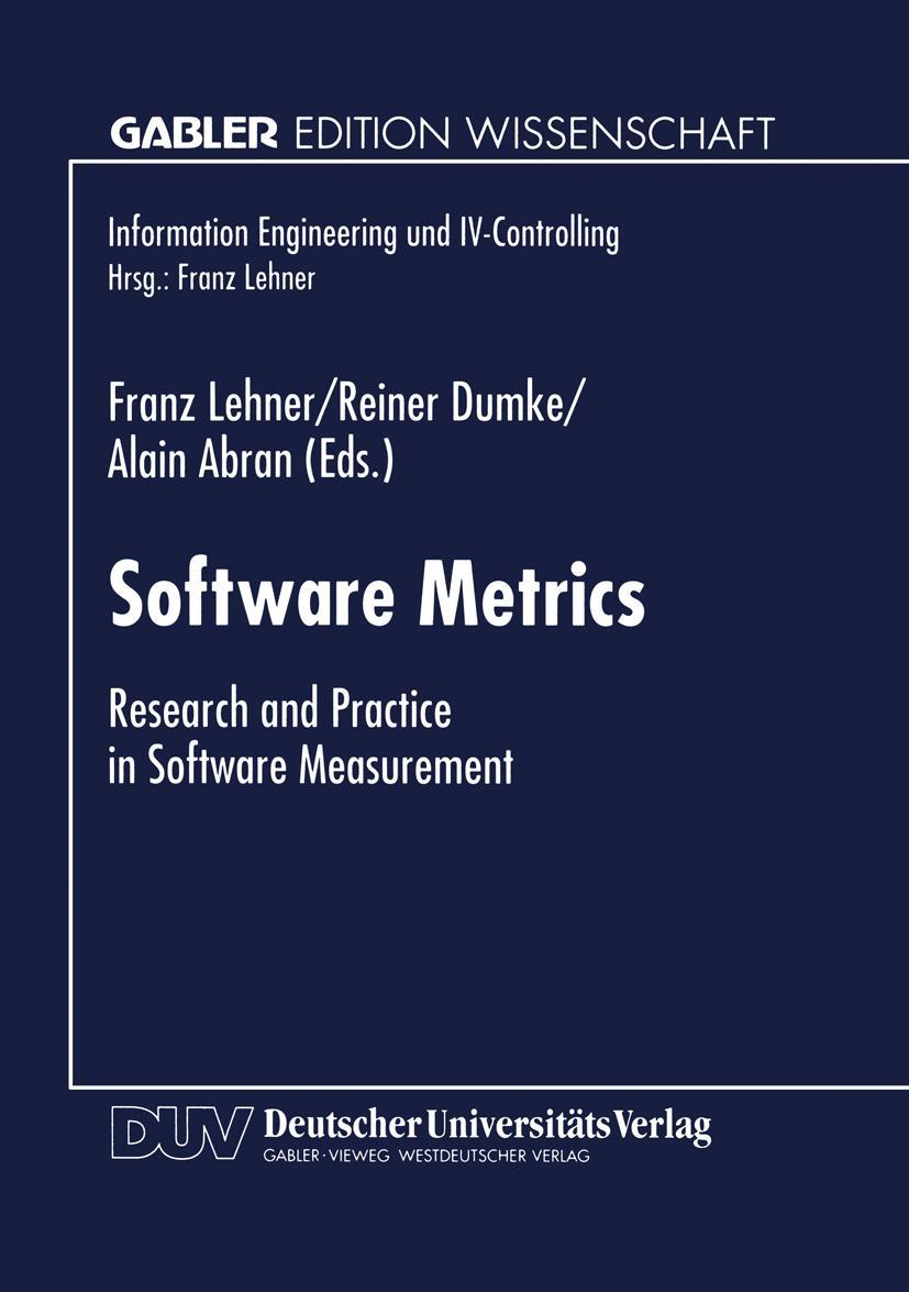 Vorderes Coverbild Software Metrics