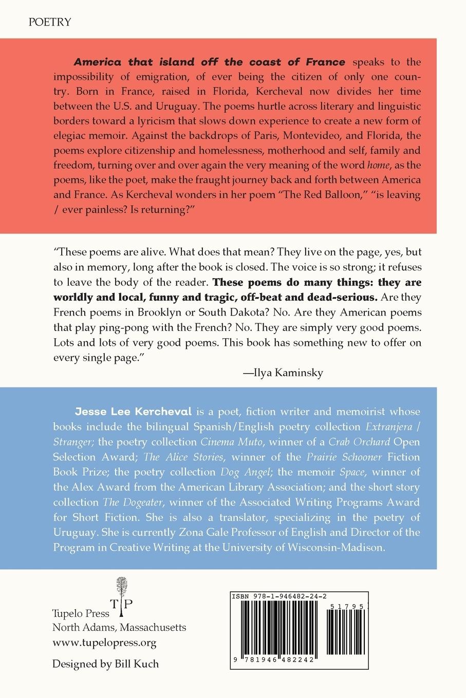 Rückseitencover America that island off the coast of France