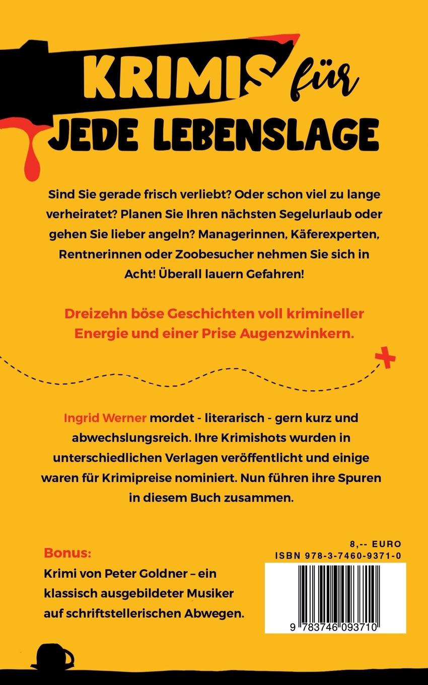 Rückseitencover Krimis für jede Lebenslage