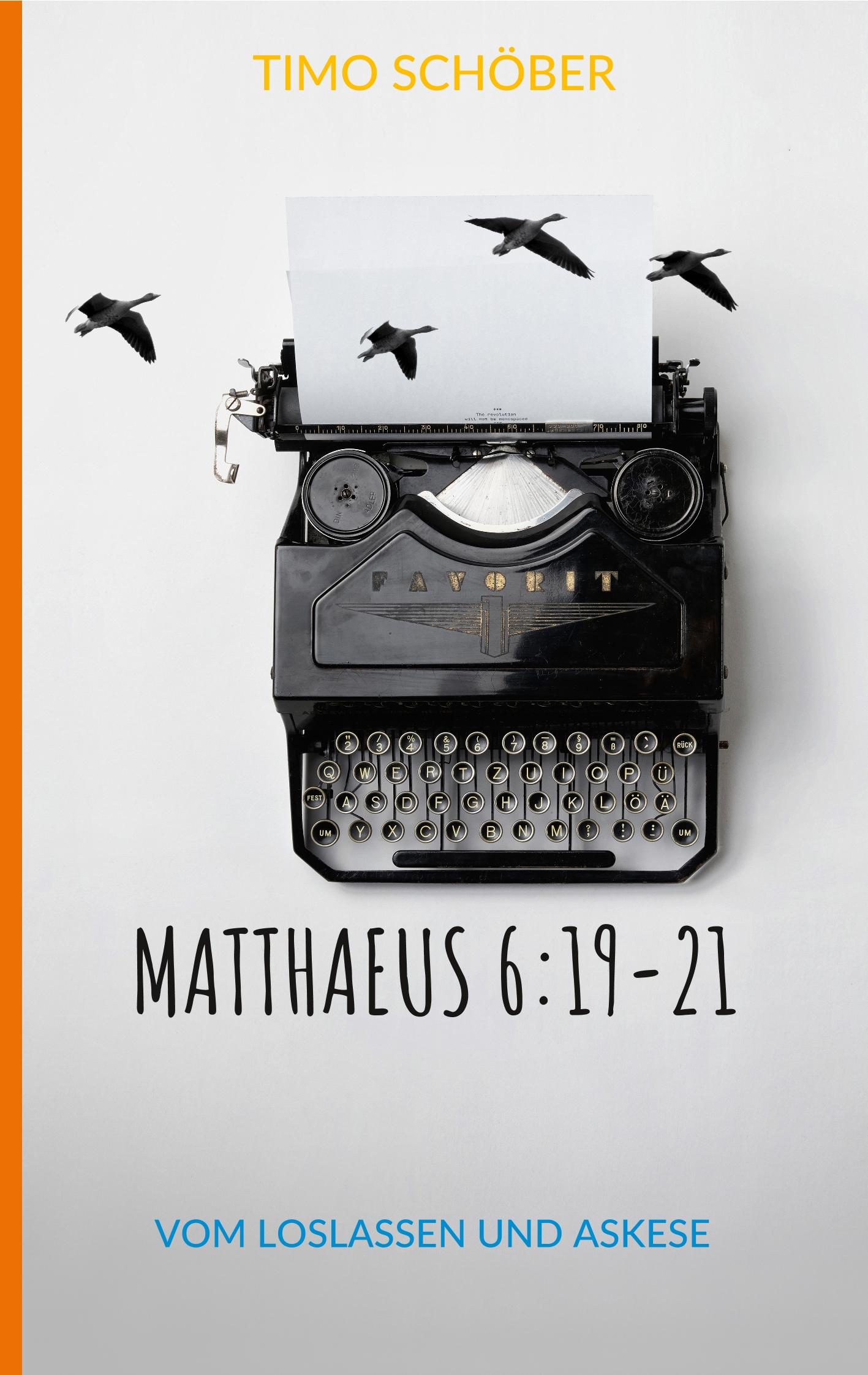 Vorderes Coverbild Matthaeus 6:19-21