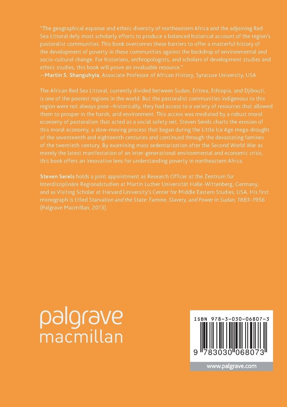 Rückseitencover The Impoverishment of the African Red Sea Littoral, 1640-1945