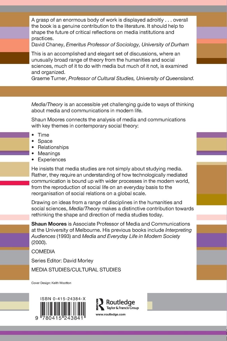 Rückseitencover Media/Theory