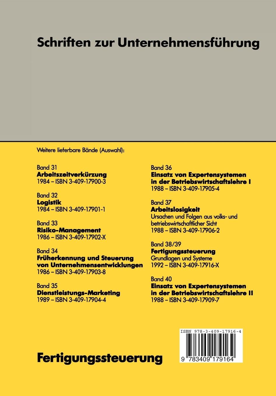 Rückseitencover Fertigungssteuerung