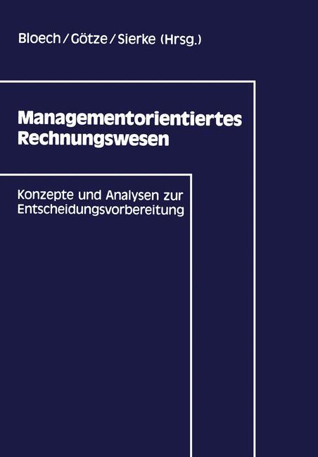 Vorderes Coverbild Managementorientiertes Rechnungswesen