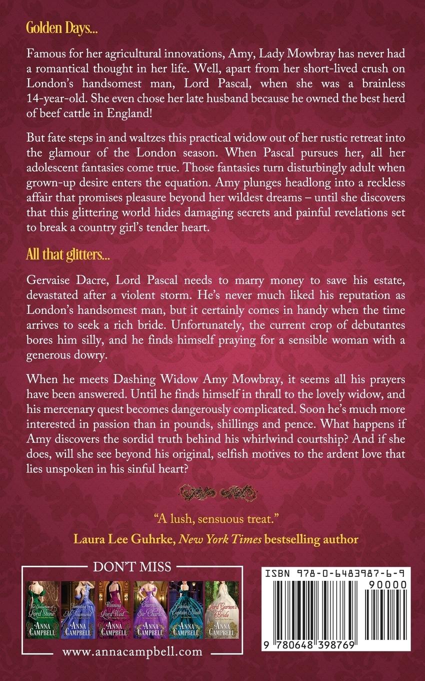 Rückseitencover Pursuing Lord Pascal