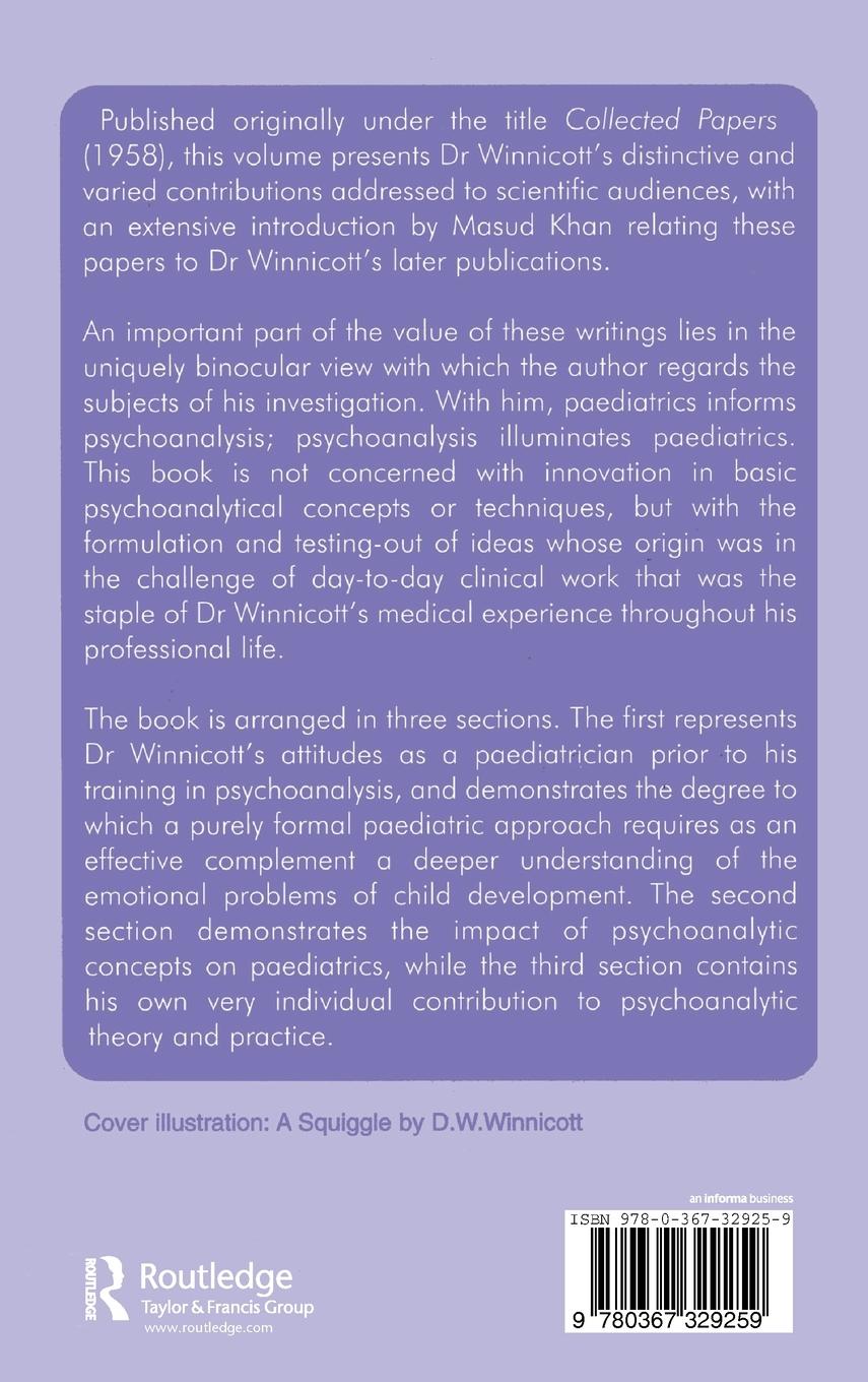 Rückseitencover Through Paediatrics to Psychoanalysis