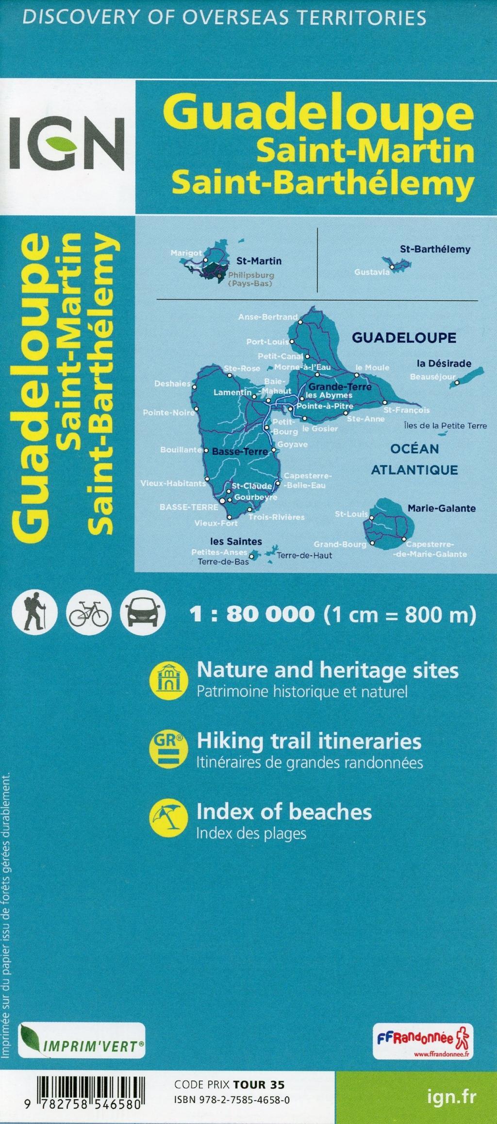 Beispielinhalt (Bild) Guadeloupe 1 : 80 000