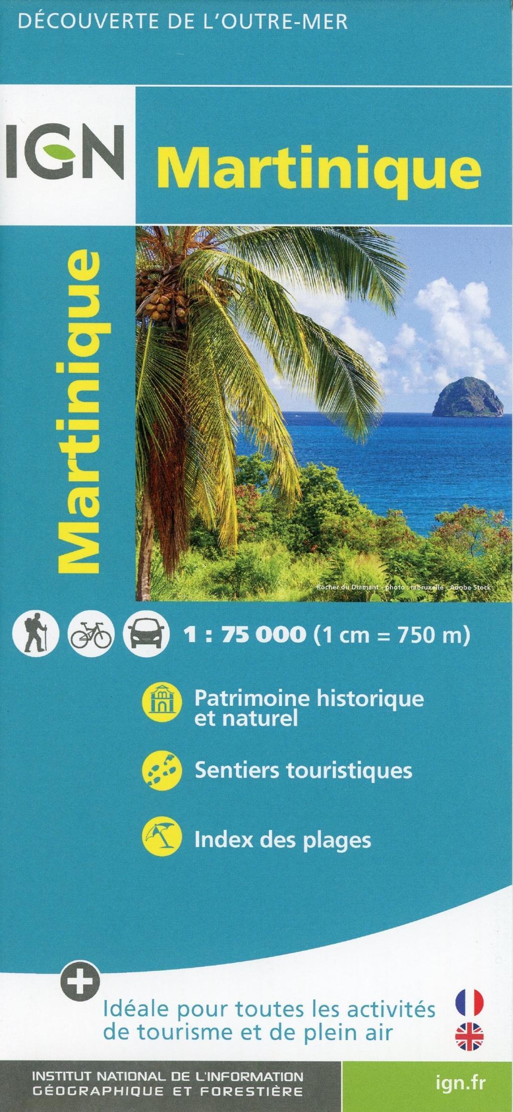Vorderes Coverbild La Martinique 1:75 000