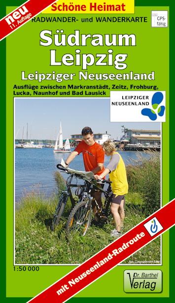 Vorderes Coverbild Radwander- und Wanderkarte Südraum Leipzig 1 : 50 000