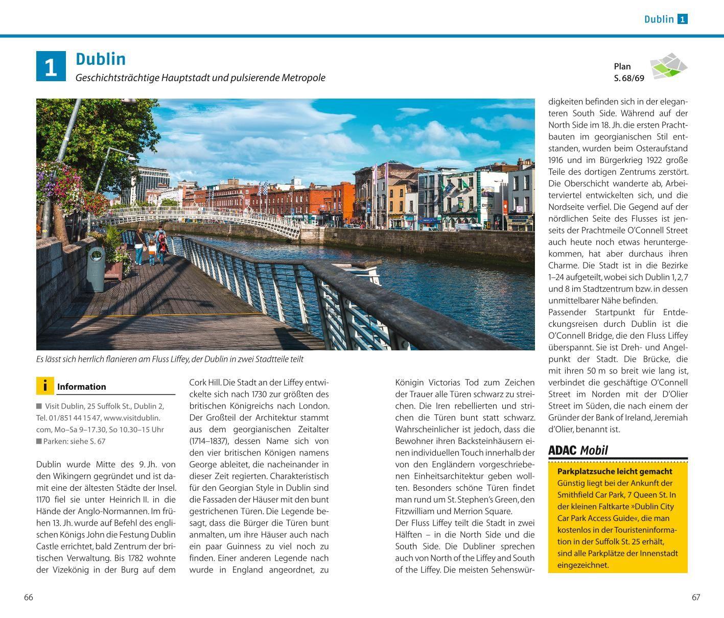 Beispielinhalt (Bild) ADAC Reiseführer plus Irland