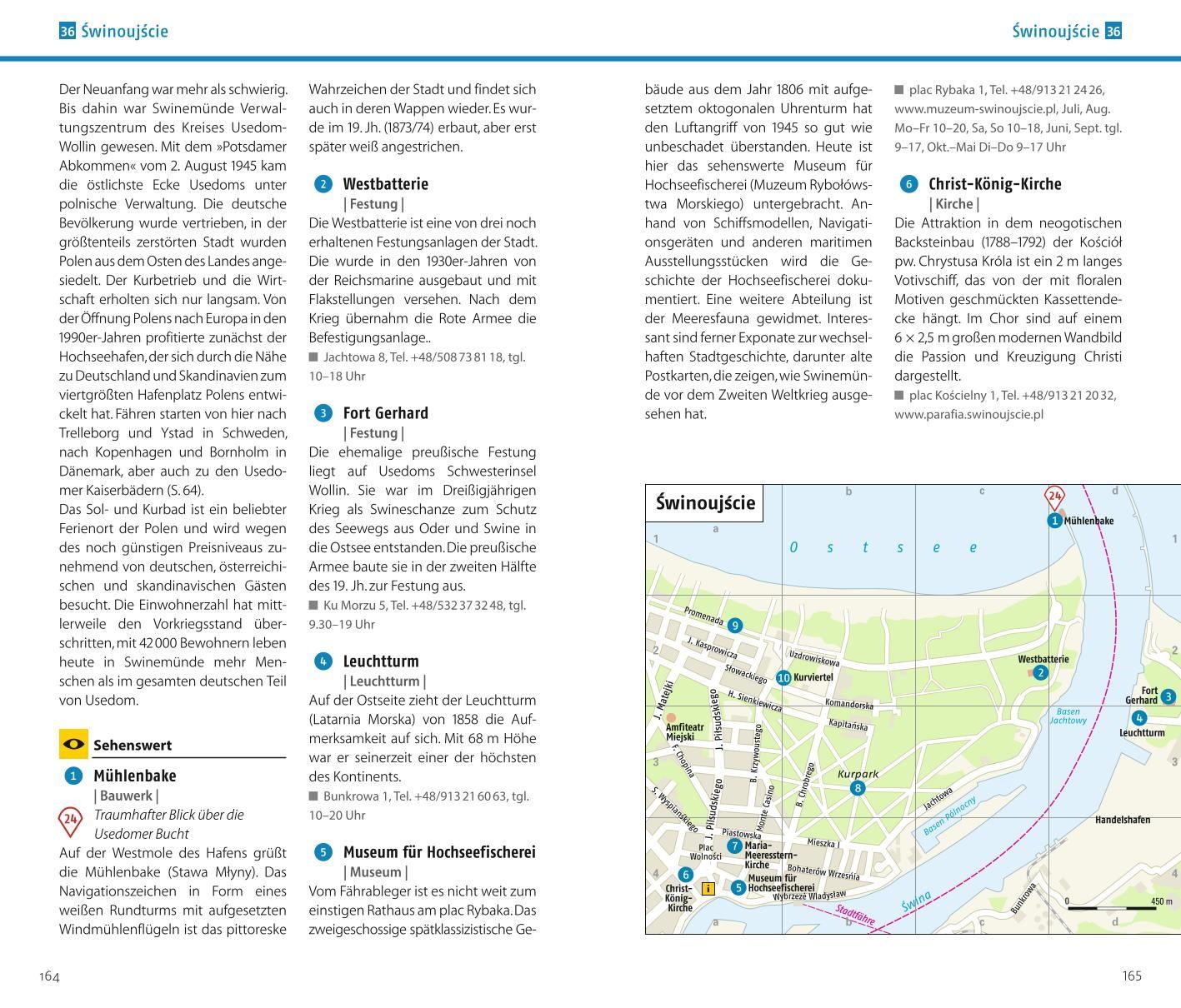 Beispielinhalt (Bild) ADAC Reiseführer plus Usedom